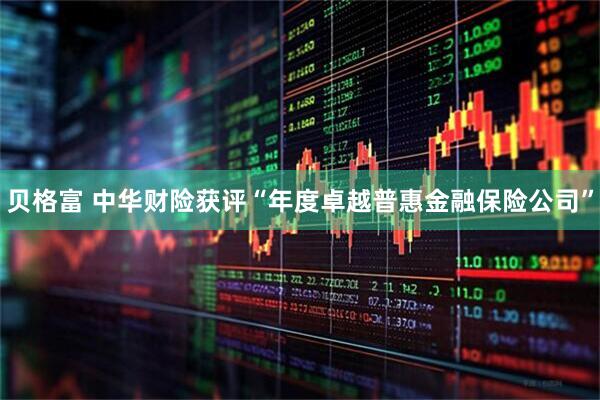 贝格富 中华财险获评“年度卓越普惠金融保险公司”