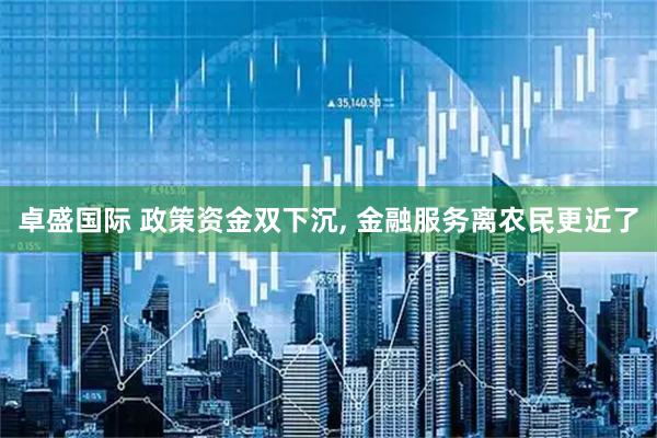 卓盛国际 政策资金双下沉, 金融服务离农民更近了